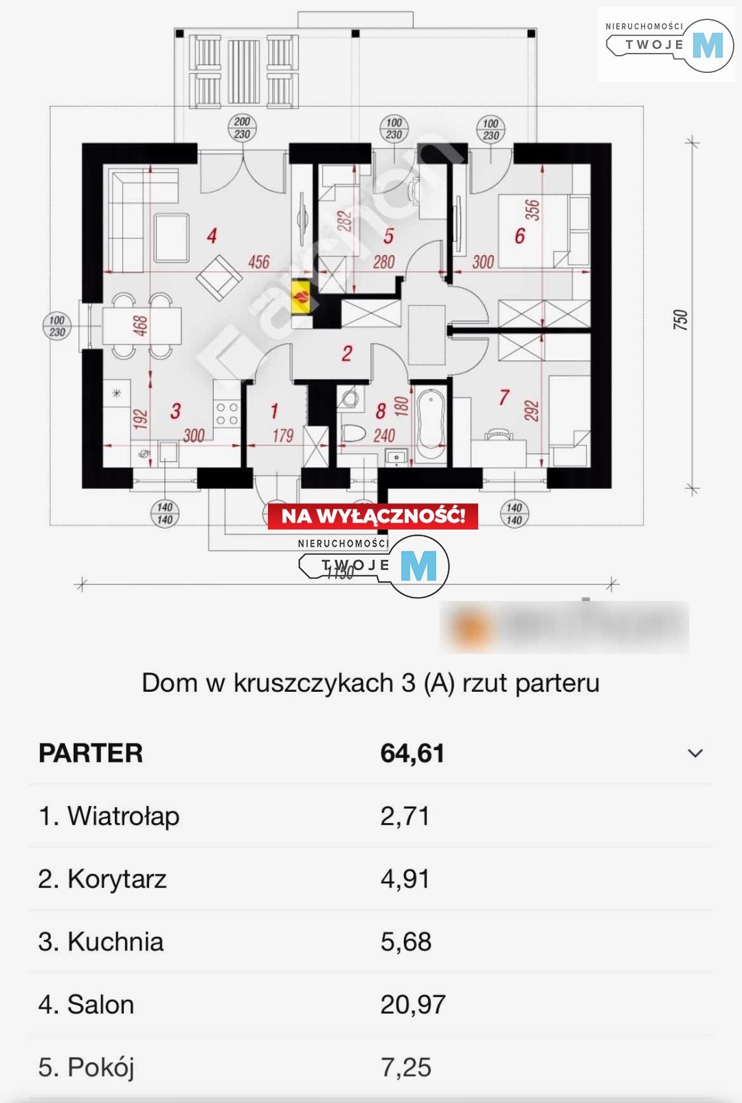 Dom na sprzedaż Piekoszów, Rykoszyn  65m2 Foto 7