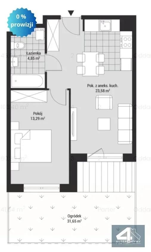 Mieszkanie dwupokojowe na sprzedaż kraków, Jesionowa 11  42m2 Foto 16