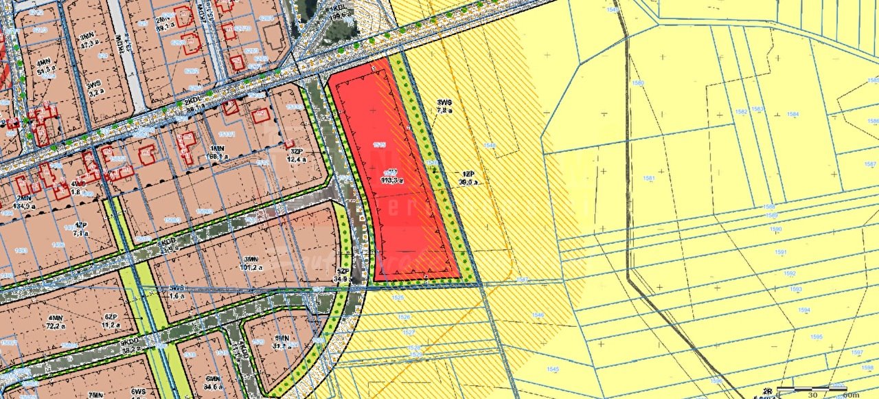 Działka inwestycyjna 1,26ha przy DK94 - idealna pod usługi. Opole, Malina  12 697m2 Foto 1