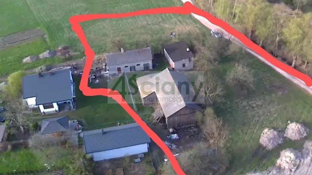 Działka inwestycyjno-przemysłowa 2763 m² z mediami i dwoma dojazdami Kozerki  2 763m2 Foto 1