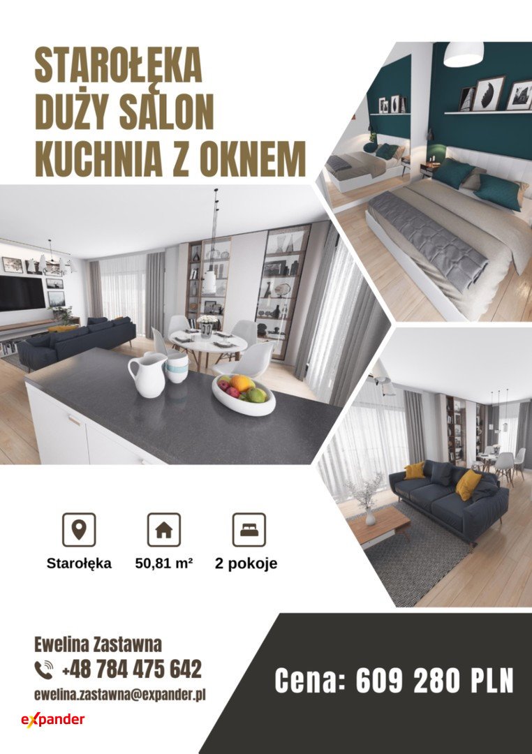 Sprzedam nowe 2-pokojowe mieszkanie z balkonem na Rondo Żegrze Poznań, Rondo Żegrze  51m2 Foto 1