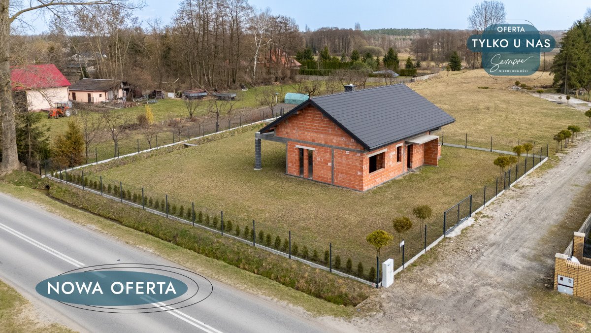 Dom w stanie surowym z dużą działką i potencjałem Zduńska Wola  133m2 Foto 1