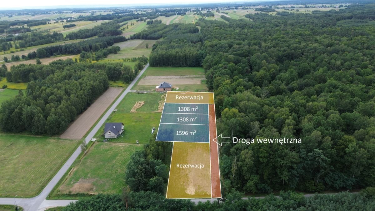 Sprzedam działkę 1308 m² z warunkami zabudowy w Sokołowie Małopolskim Sokołów Małopolski, Leśna  1 308m2 Foto 1