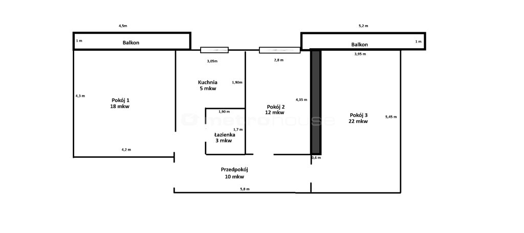 Mieszkanie trzypokojowe na sprzedaż Katowice, Śródmieście, Szeligiewicza  74m2 Foto 14