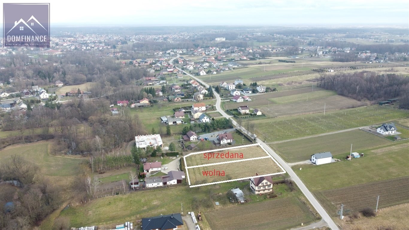 Działka budowlana na sprzedaż Dąbrowa Tarnowska  1 880m2 Foto 1