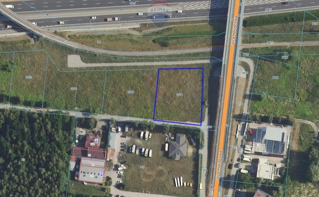 Działka pod parking lub autokomis w Ursynowie, 2114 m2 Warszawa, Ursynów, Hołubcowa  2 114m2 Foto 1