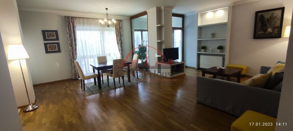 Zapraszam do wynajmu luksusowego 3-pokojowego apartamentu z tarasem i ogrodem zimowym Warszawa, Mokotów, Stanisława Żaryna  110m2 Foto 1
