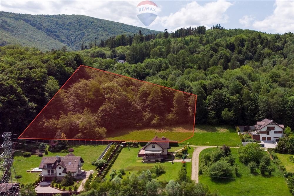Działka pod lasem na Czantorii, 6814 m², prywatność Ustroń  6 814m2 Foto 1