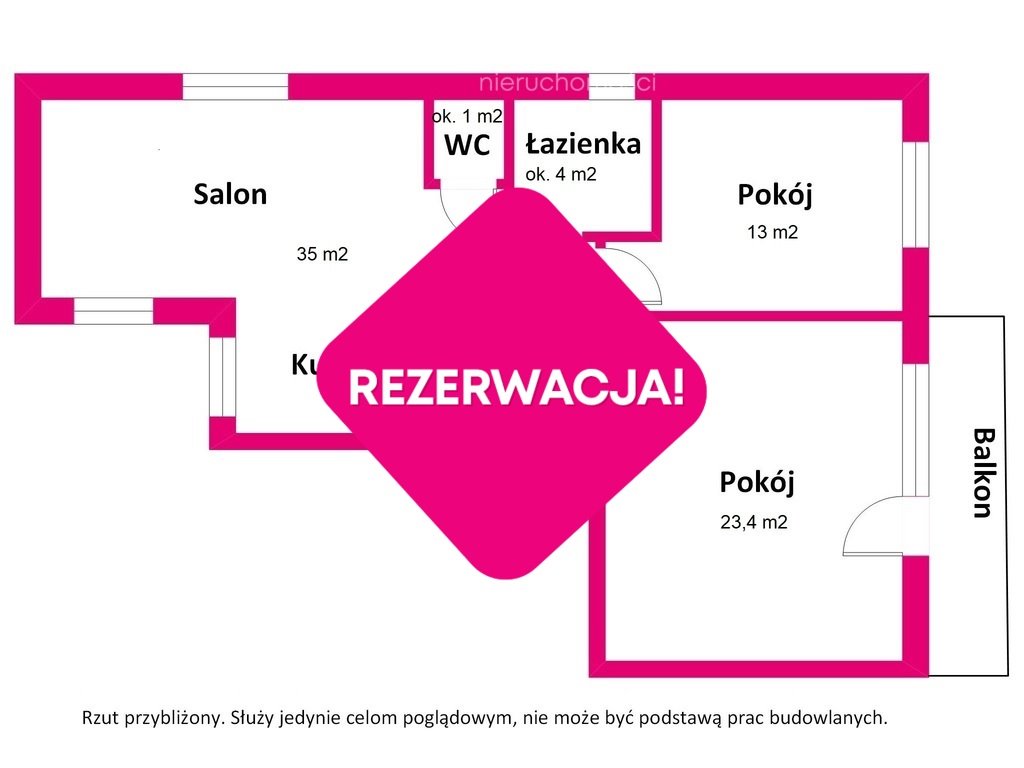 Mieszkanie trzypokojowe na sprzedaż Olsztyn, Wincentego Pstrowskiego  77m2 Foto 13