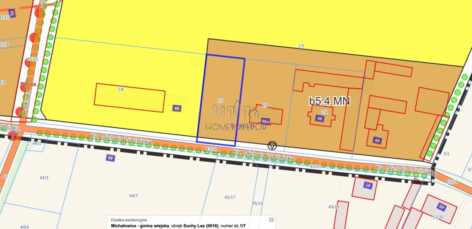 Działka pod zabudowę jednorodzinną, media, 1200 m² Suchy Las, Woźniaka  1 200m2 Foto 1