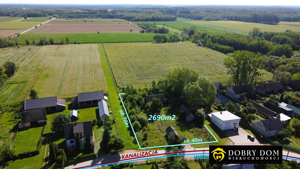 Urokliwe siedlisko 50 m² z dużą działką w Malinnikach Malinniki  50m2 Foto 1