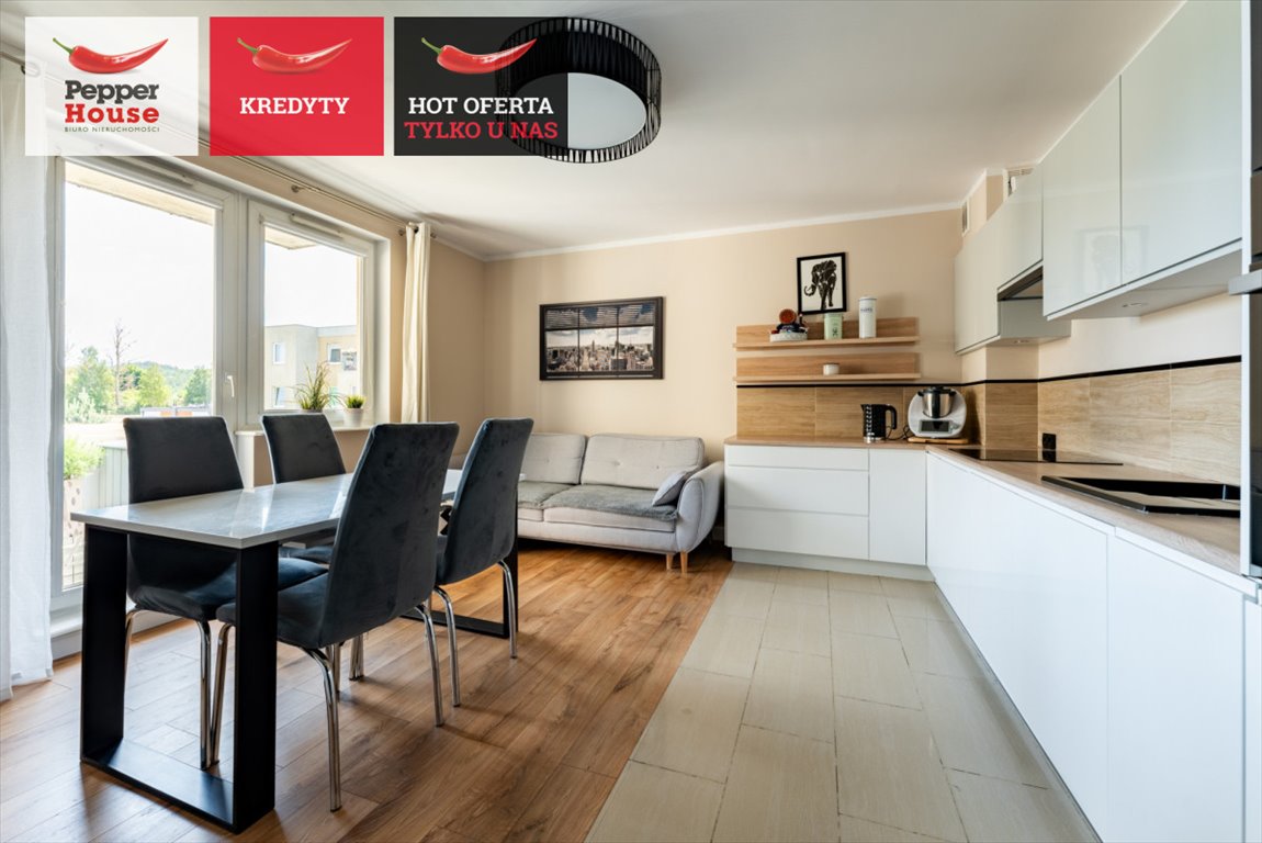 3-pokojowe mieszkanie 61,4 m² z balkonem, garażem i monitoringiem - polecam! Wejherowo, Kazimierza Dzięcielskiego  61m2 Foto 1