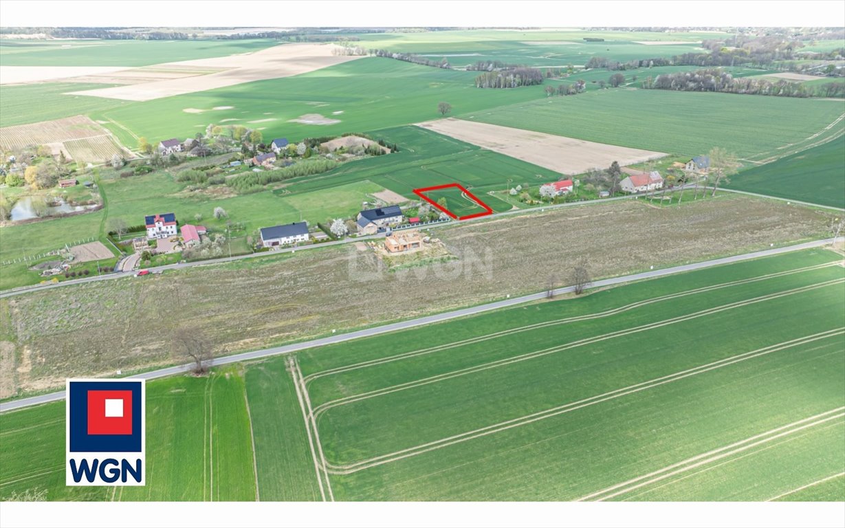 Działka budowlana 2093 m2 w Żeliszowie – cisza i media Żeliszów, Żeliszów  2 093m2 Foto 1