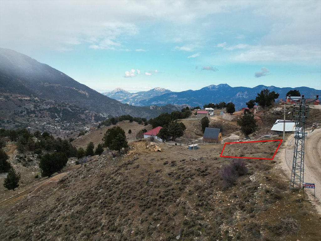 Działka budowlana z widokami na góry w Yarbaşçandır Turcja, Yarbaşçandır, Yarbaşçandır, Konyaaltı, Antalya  Foto 1