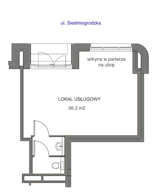 Lokal użytkowy na sprzedaż Warszawa, Wola, Siedmiogrodzka 7  36m2 Foto 5