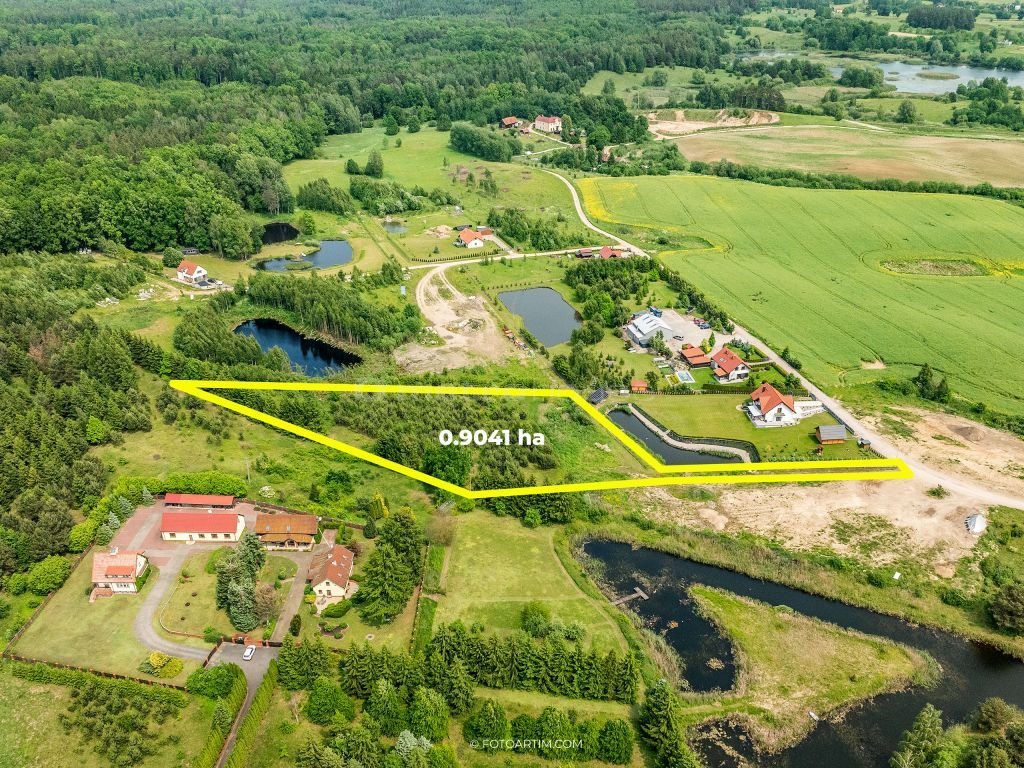 Działka 9041 m² pod dom całoroczny w Biskupcu Kolonii Biskupiec-Kolonia Druga  9 041m2 Foto 1