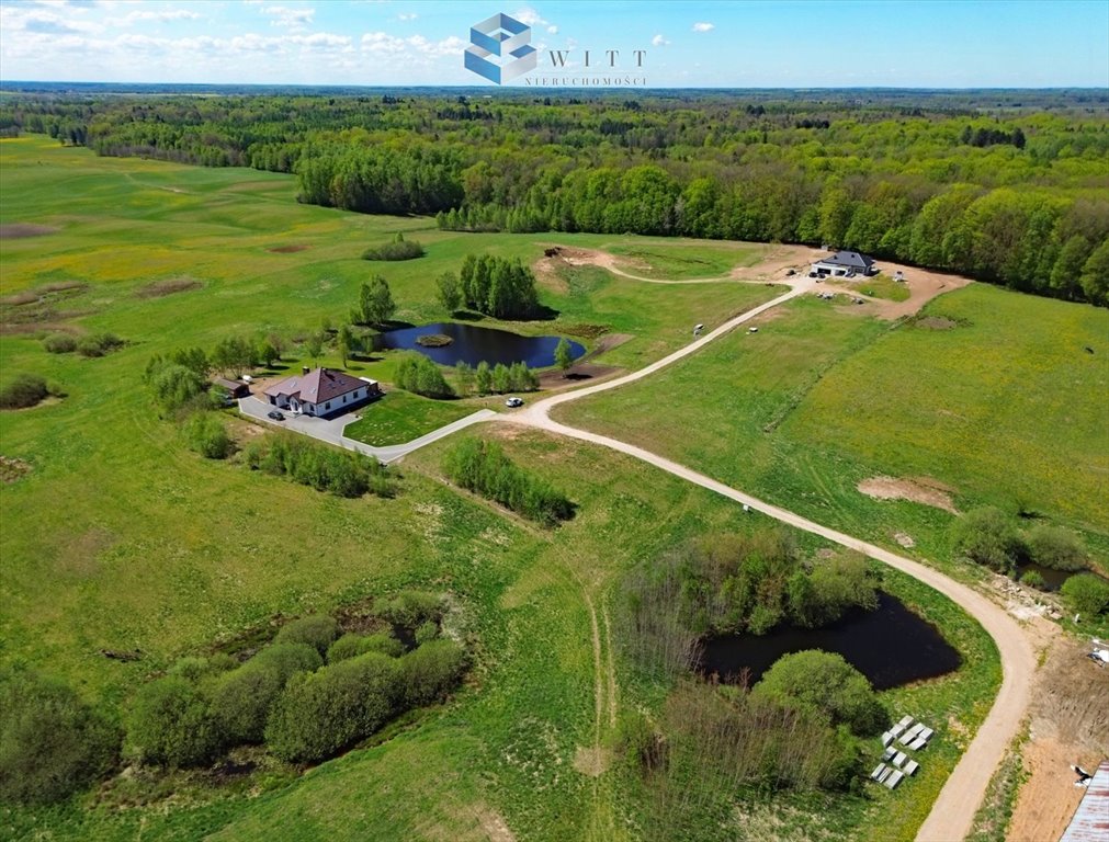 Działka 3 138 m² pod lasem z widokiem na staw (gotowa do budowy) Raj  3 138m2 Foto 1