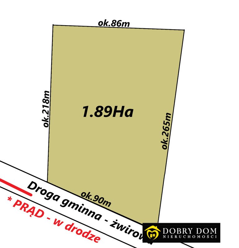 Działka pod zabudowę 18 domów, 18 945 m², cicha okolica Letniki  18 945m2 Foto 1
