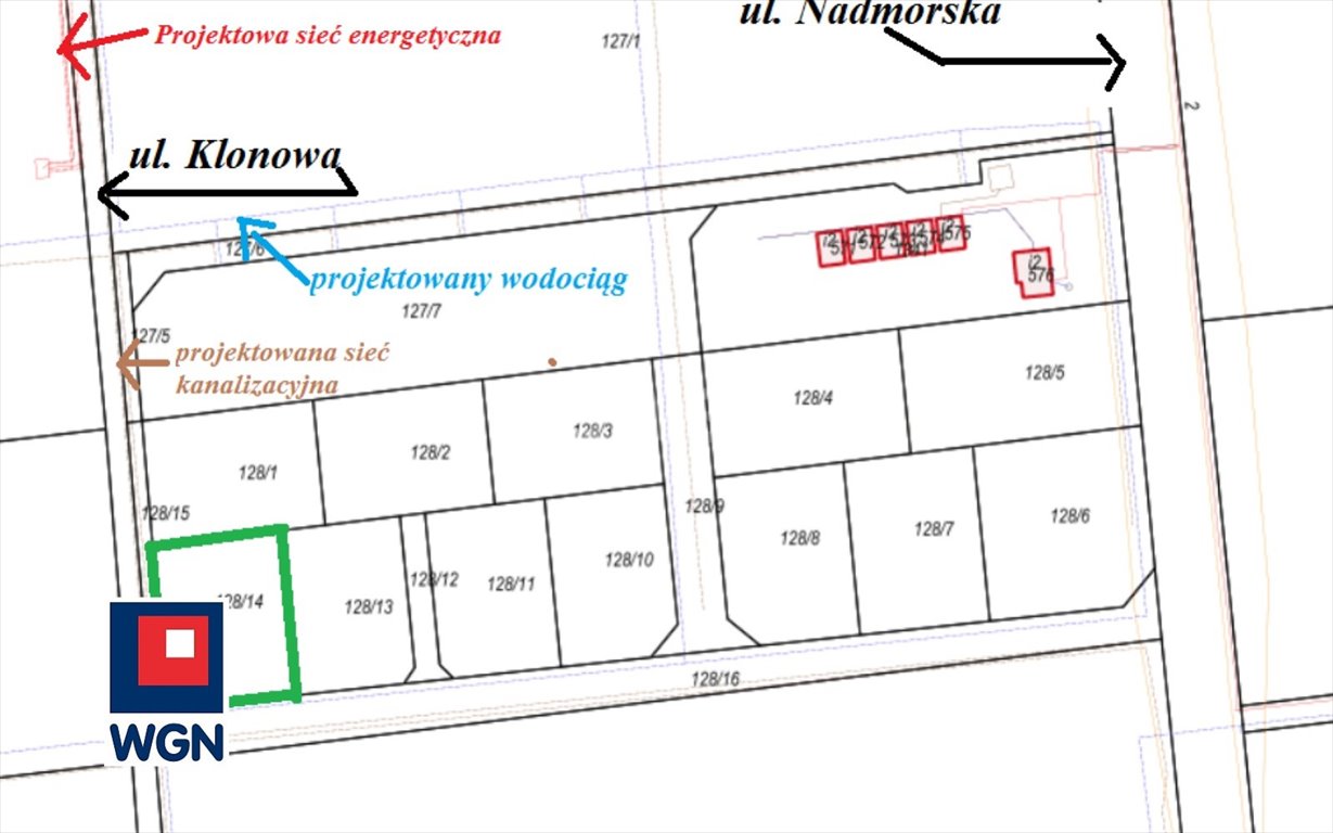 Działka budowlana na sprzedaż Jezierzany, Nadmorska  820m2 Foto 5