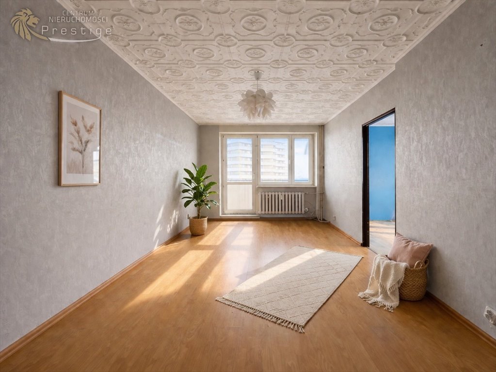 Widok na Park Śląski i panoramę Katowic – 3 pokoje do remontu Katowice, Osiedle Tysiąclecia  60m2 Foto 1