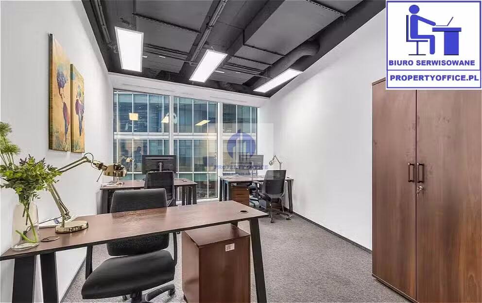 Nowoczesne biuro serwisowane na 24. piętrze w Warszawie polecam Warszawa, Wola, Prosta  29m2 Foto 1