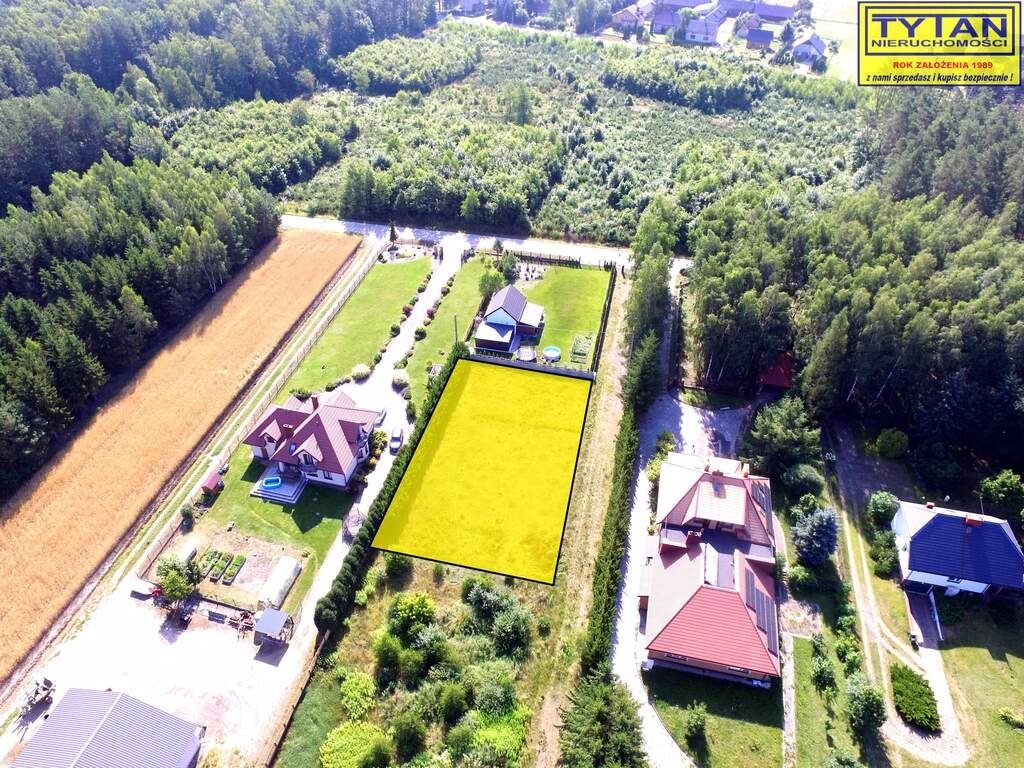 Działka 1008 m² pod dom w spokojnej okolicy Jeziorka Jeziorko, Leśna  1 008m2 Foto 1
