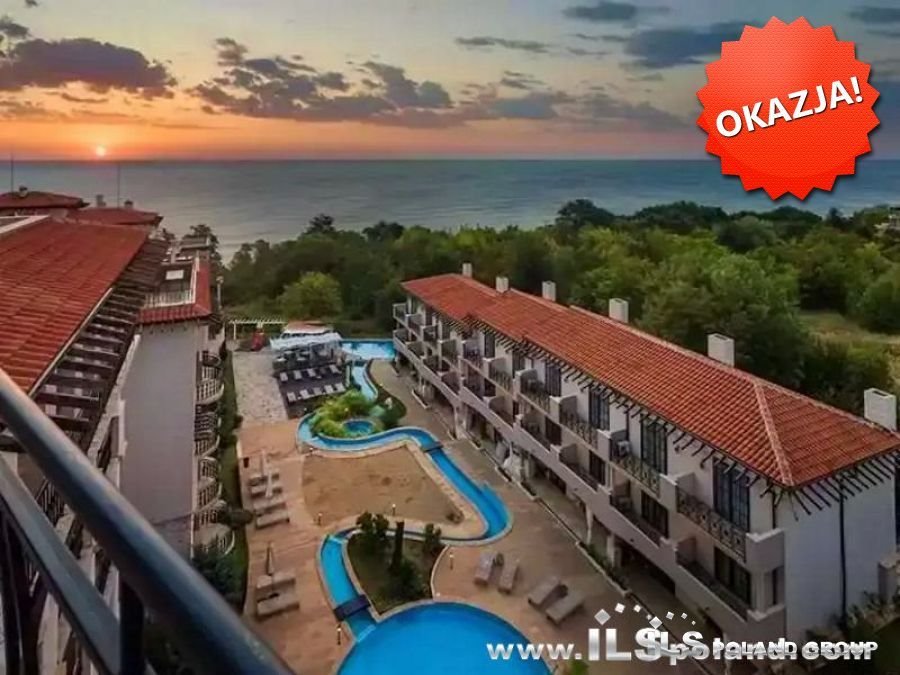 Sprzedam luksusowe studio z widokiem na morze i basen Bułgaria, Obzor, THE CLIFF BEACH AND SPA RESORT OBZOR  63m2 Foto 1