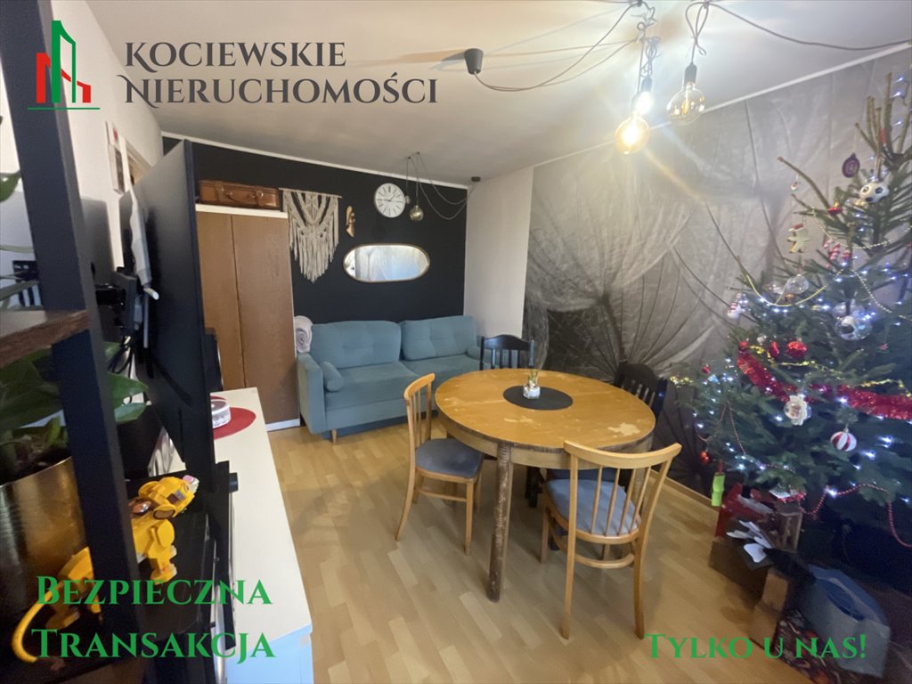 Mieszkanie dwupokojowe na sprzedaż Kleszczewo Kościerskie  38m2 Foto 2