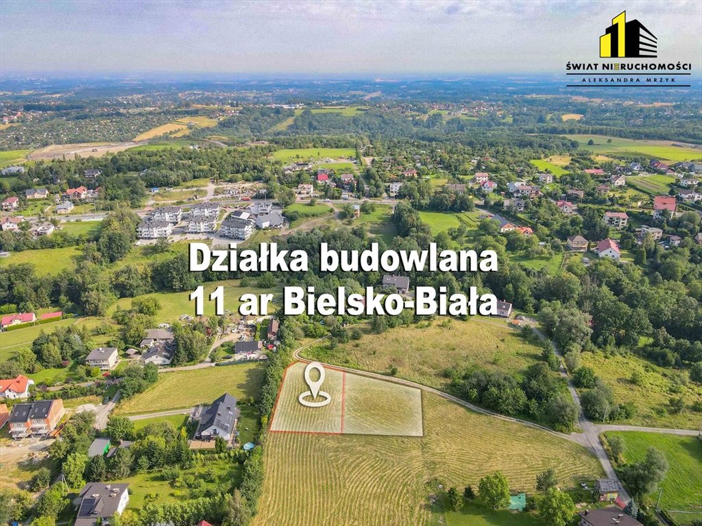 Działka budowlana na sprzedaż Bielsko-Biała, Lipnik  1 100m2 Foto 1