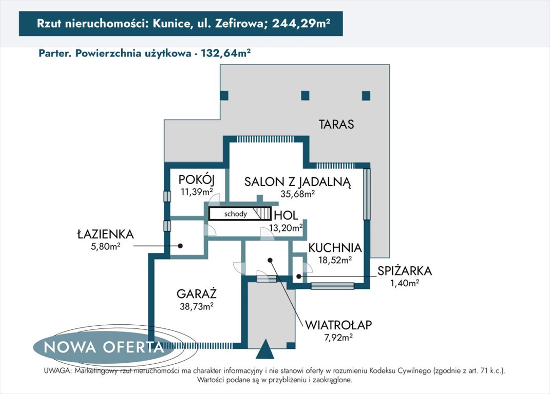 Dom na sprzedaż Kunice, Zefirowa  233m2 Foto 7