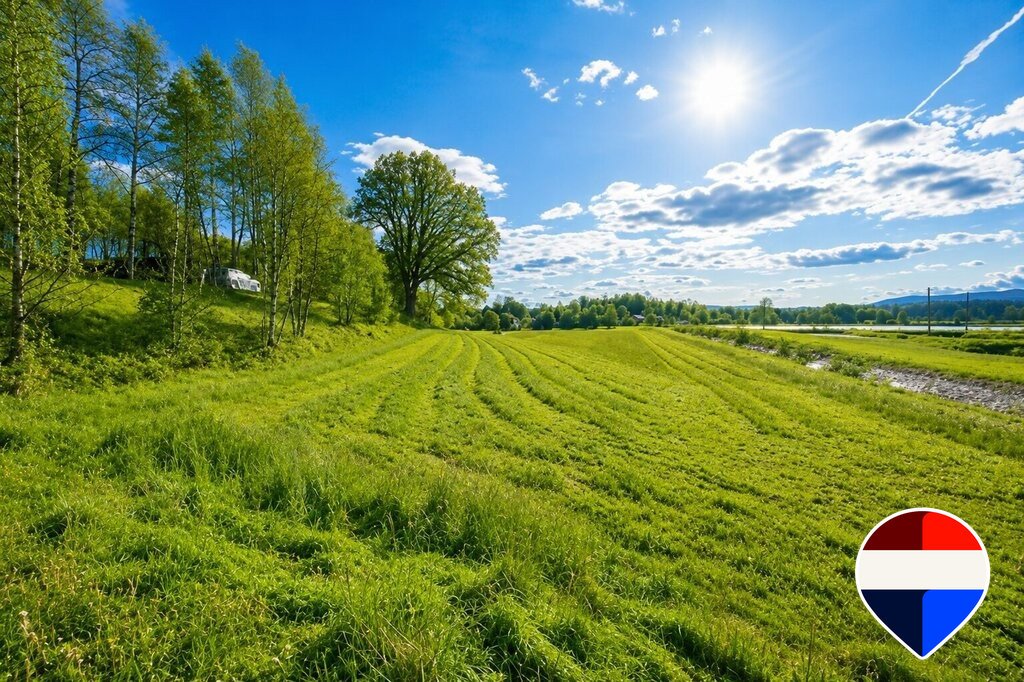 Działka budowlana 1231 m² z widokiem na stawy, Malec Malec, Stawowa 0  1 231m2 Foto 1