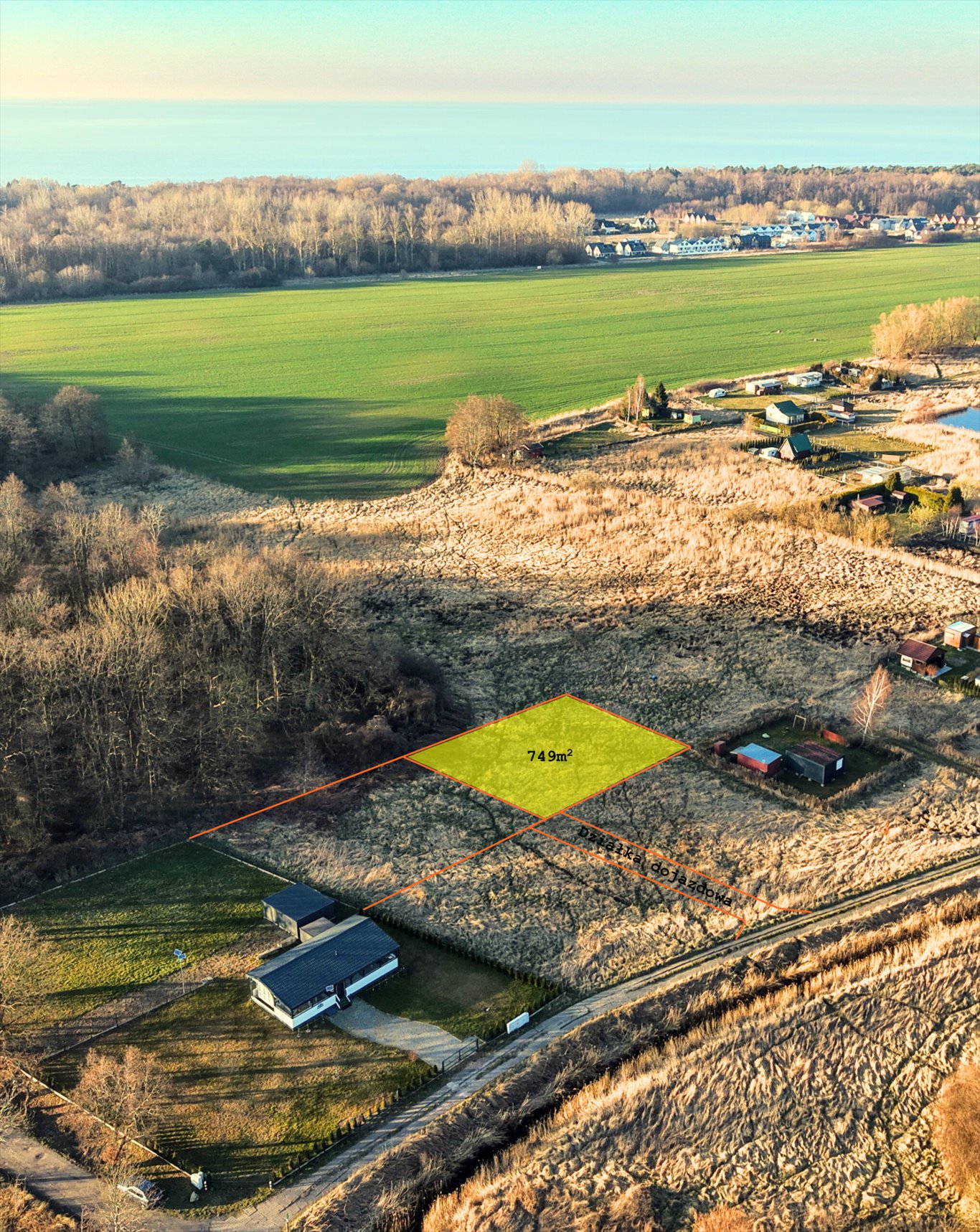Działka rolna na sprzedaż Pleśna  749m2 Foto 2