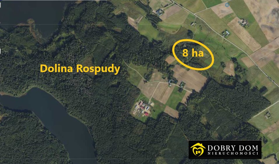 Działka rolna z potencjałem, media, dojazd asfaltowy Rabalina  86 000m2 Foto 1