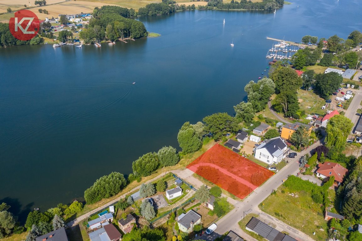 Działka nad jeziorem 1200 m² w Czaplinku, pierwsza linia Czaplinek, Jeziorna  1 200m2 Foto 1