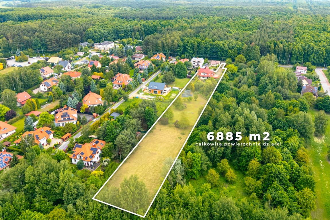 Polecam działkę 6885 m² z domem i ogrodem w Zaborowie Zaborów, Leśna 66  6 885m2 Foto 1