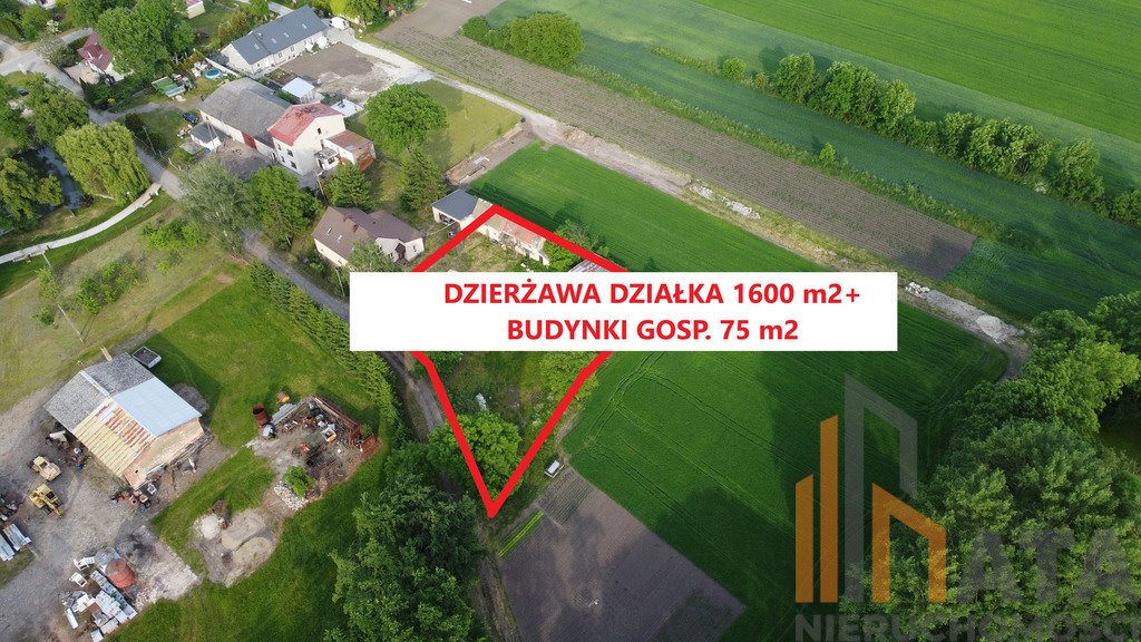 Działka rolna pod dzierżawę Grodziszów  1 600m2 Foto 1