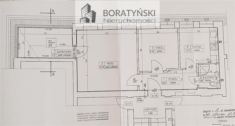 Mieszkanie trzypokojowe na sprzedaż Koszalin, Moniuszki  46m2 Foto 10