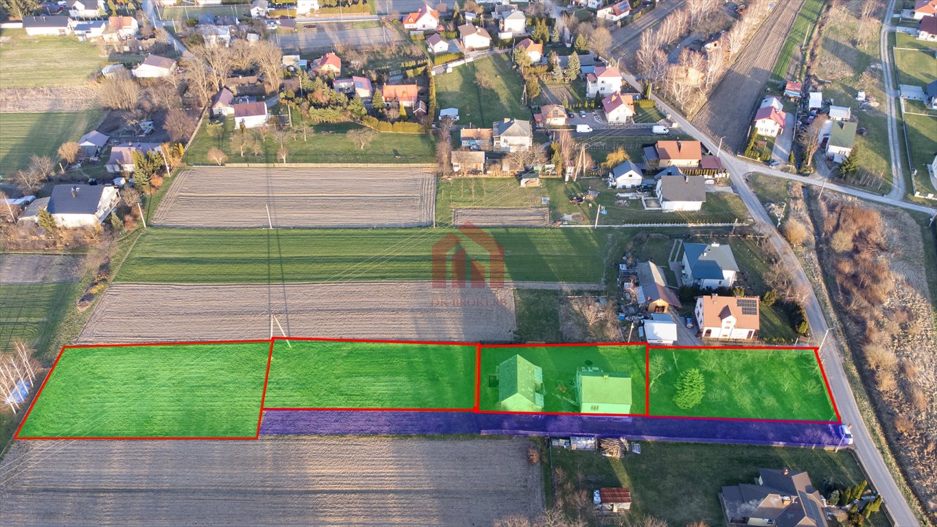 Działka pod dom z mediami, Decyzja o Zabudowie Ropczyce, Czekaj, Słoneczna  1 005m2 Foto 1