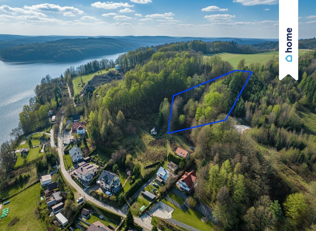 Działka z widokiem na Jezioro Ostrzyckie, 4491 m² Brodnica Dolna, Jeziorna  4 491m2 Foto 1