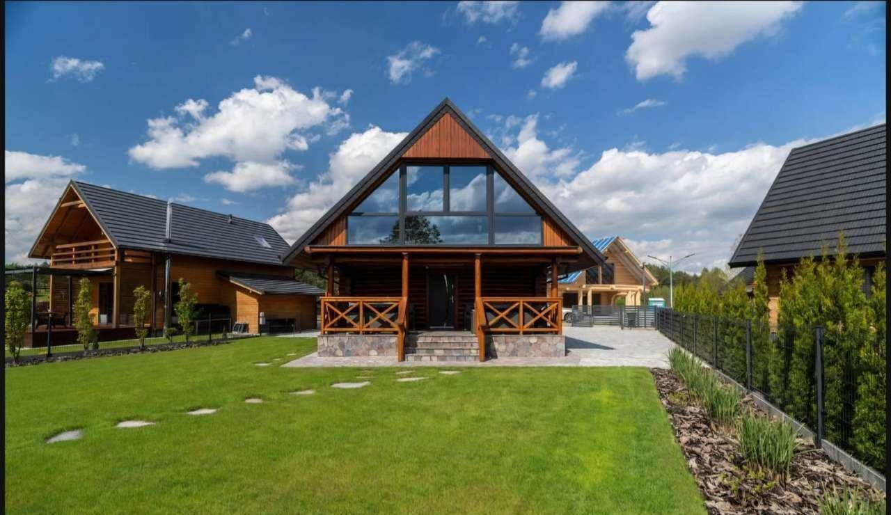 Nowoczesny dom nad Jeziorem Ślesińskim (83 m², taras, marina) Ślesin, STANISŁAWOWO  83m2 Foto 1
