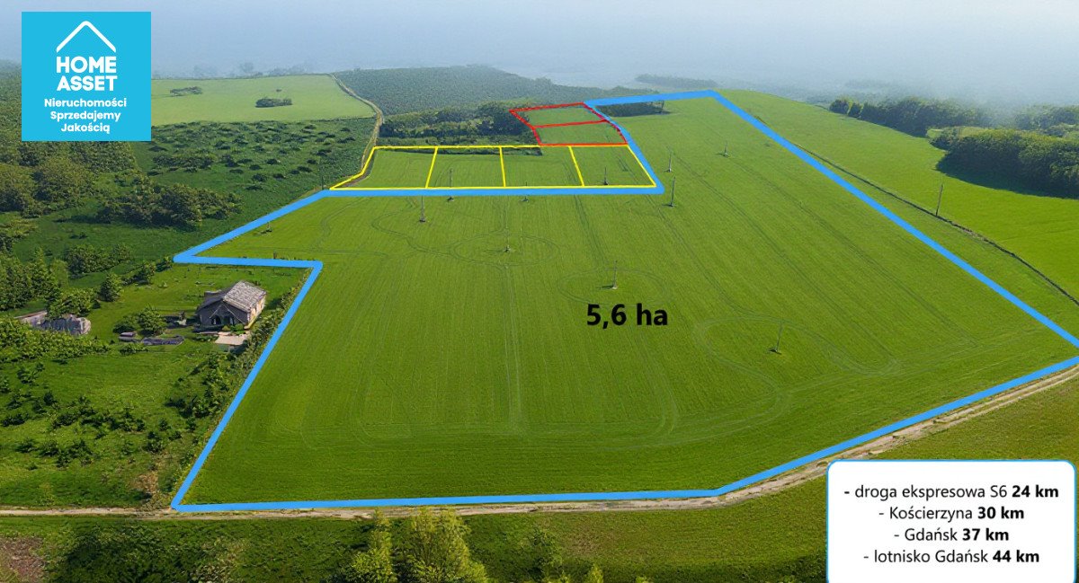Do sprzedania działka inwestycyjna 12 029 m² w Nowym Wiecu Nowy Wiec  12 029m2 Foto 1