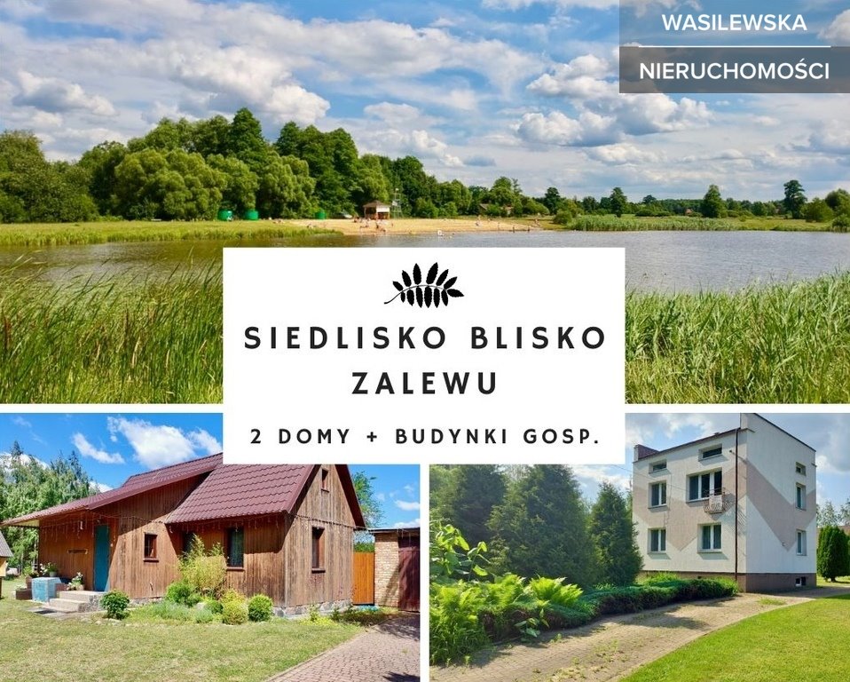 Urokliwe siedlisko z dwoma domami i stawem w Michałowie Michałowo  200m2 Foto 1