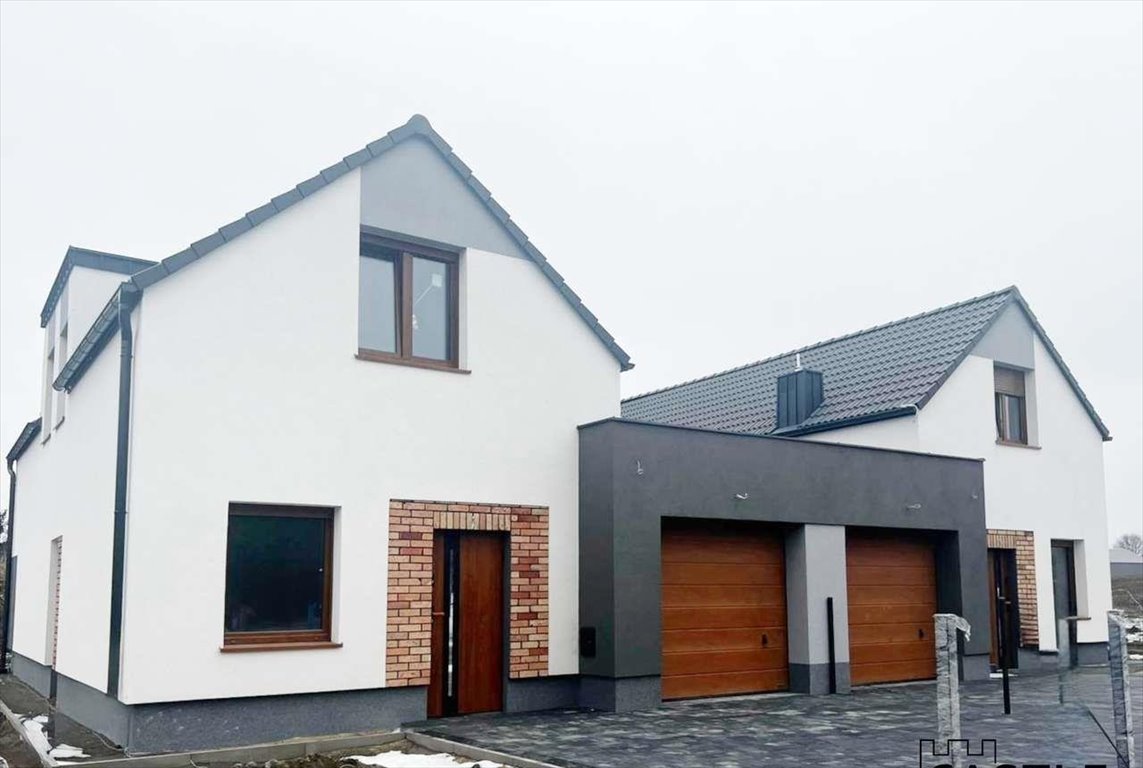 Nowoczesny dom bliźniak 128 m² z garażem i ogrodem Rosnówko, Spokojna  128m2 Foto 1