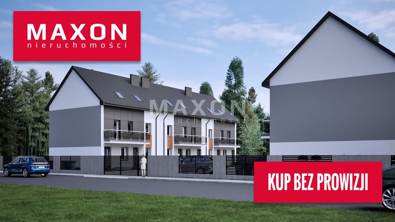 Nowoczesny dwupoziomowy mini segment 131 m² z ogródkiem: Kobyłka: ul. Kazimierza Wielkiego