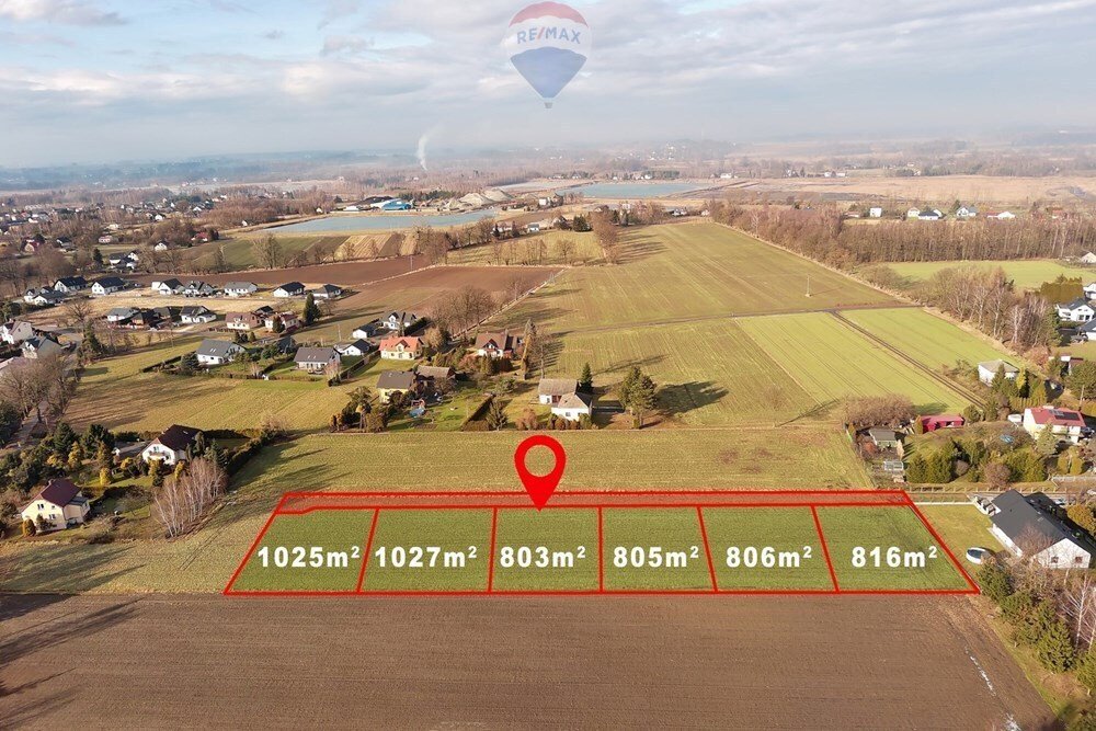 Działka pod dom w Kanowie, 816 m2, MPZP, media dostępne Kaniów  816m2 Foto 1