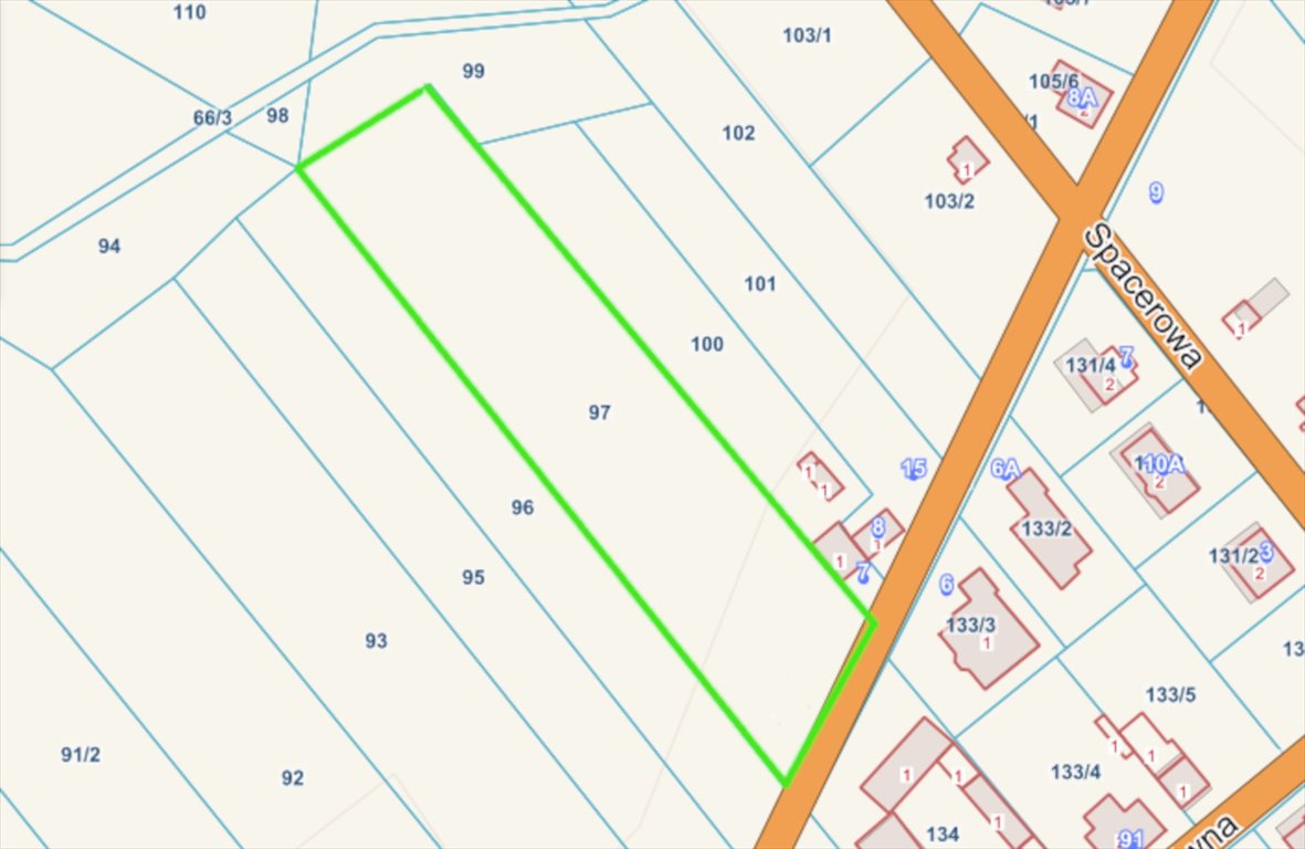 Działka budowlana na sprzedaż Krzyszkowo  5 416m2 Foto 1