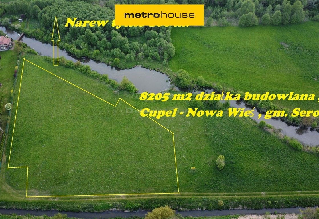 Duża działka budowlana pod inwestycję w Cupel (90 m od Zalewu Zegrzyńskiego) Cupel, Arciechowska  8 205m2 Foto 1