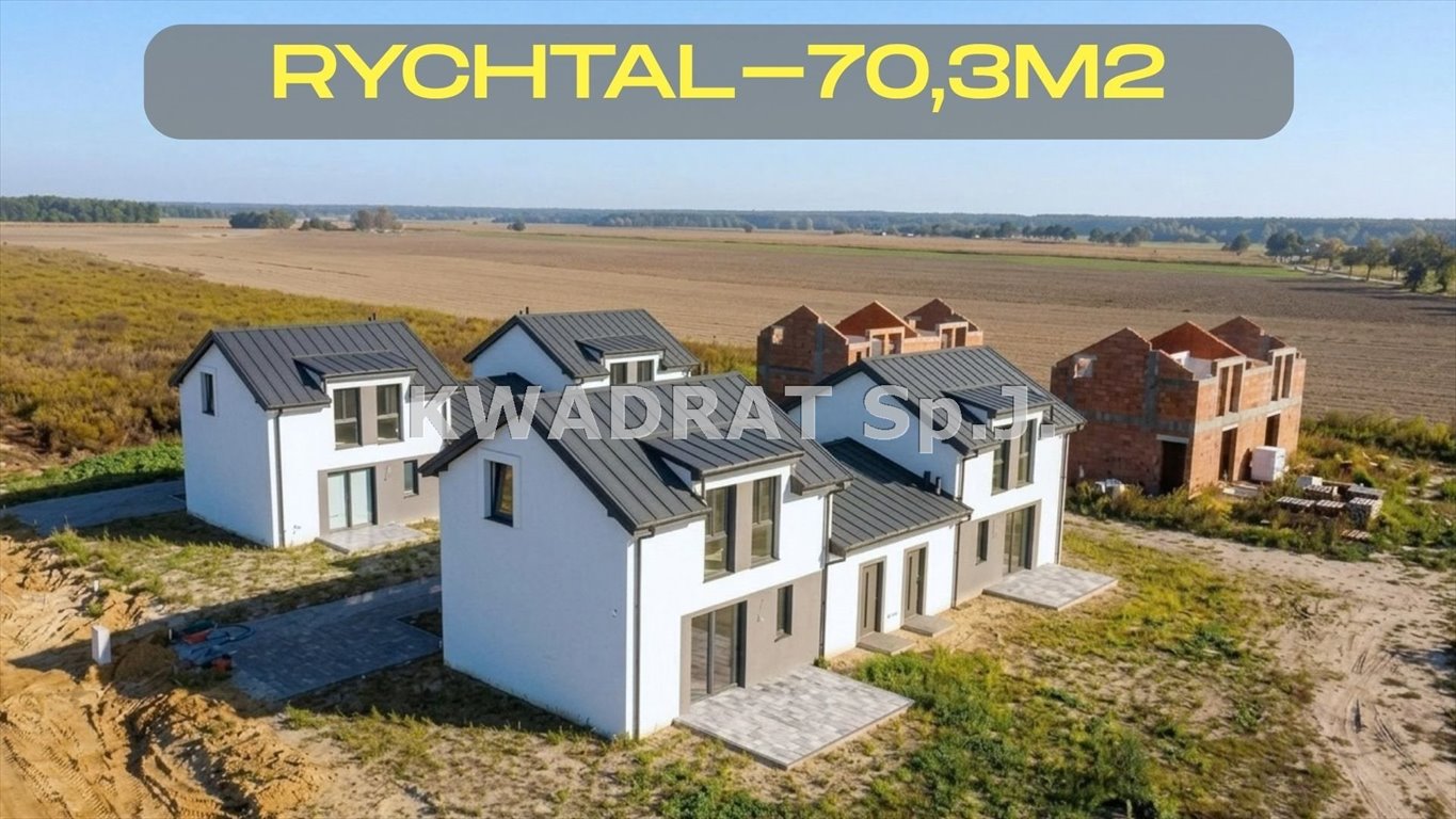 Nowoczesny dom z ogródkiem 200 m², 4 pokoje, garaż. Rychtal  70m2 Foto 1