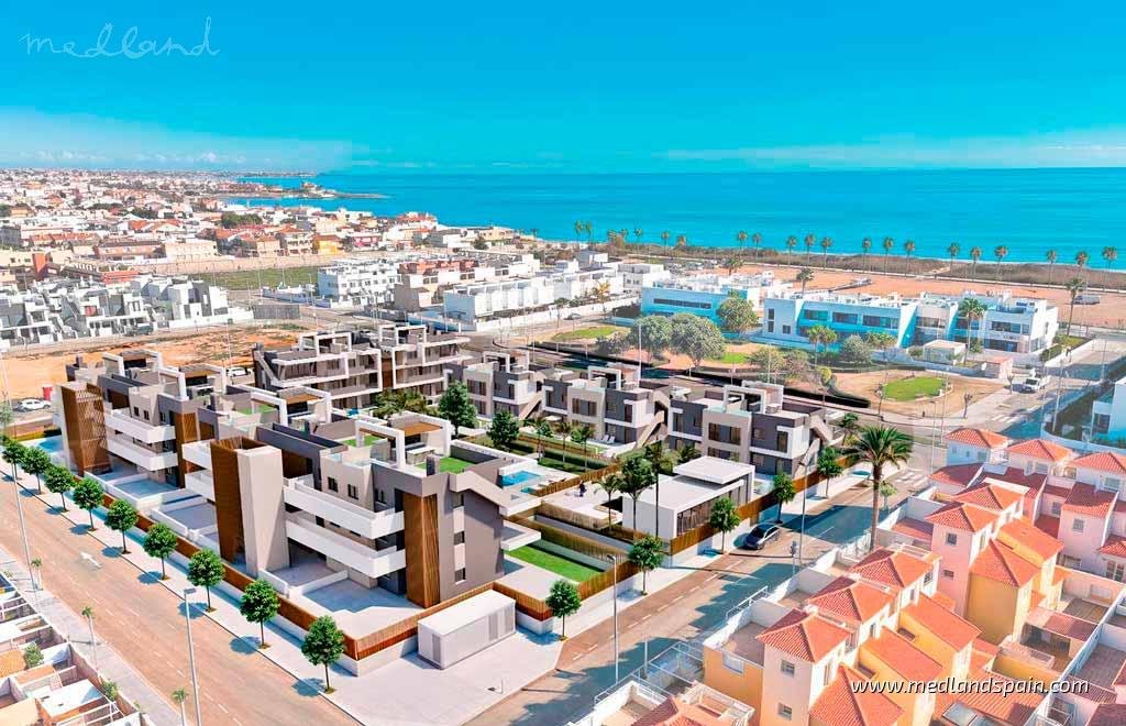 Nowoczesny apartament z jacuzzi i widokiem na morze Hiszpania, Torre de la Horadada, Torre de la Horadada  81m2 Foto 1