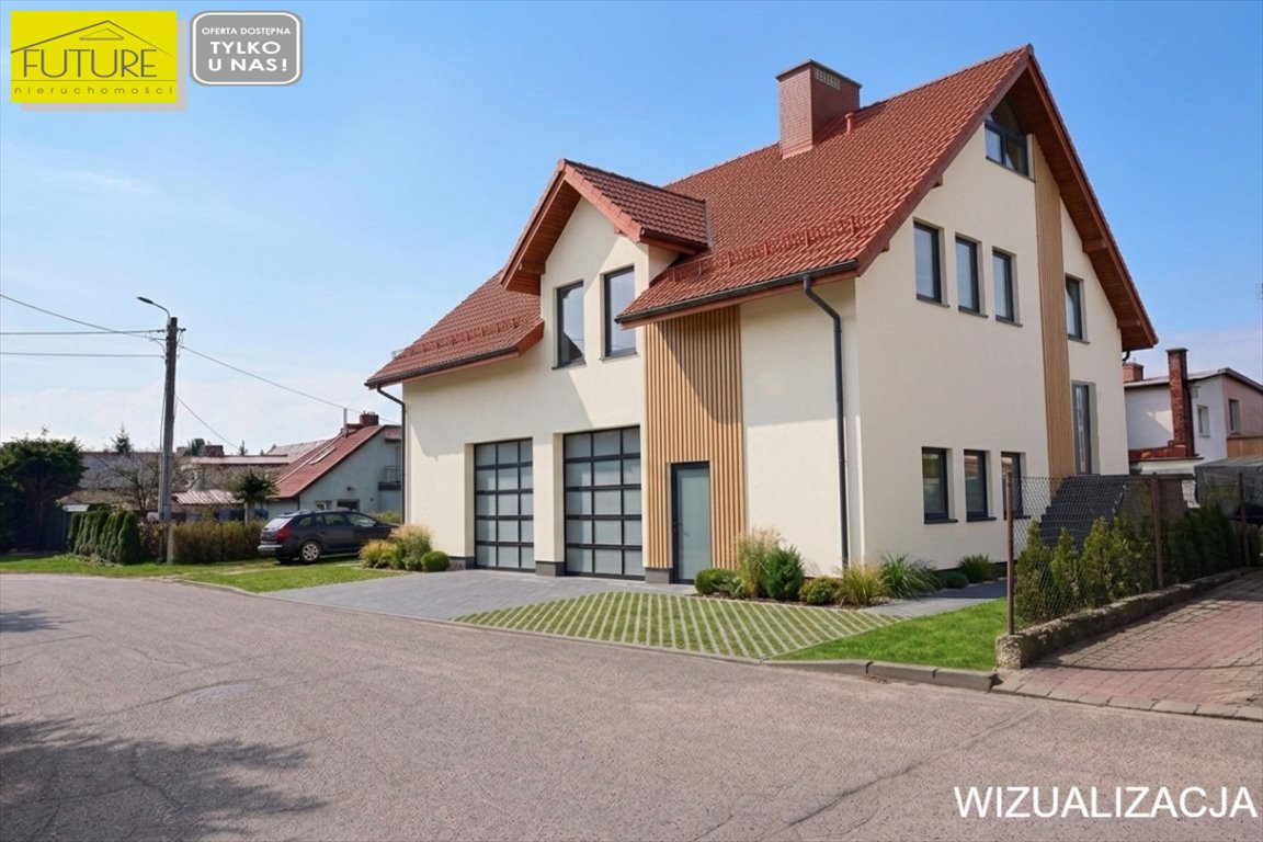 Dom z warsztatem i dużym tarasem (277,9 m²) w Elblągu: Elbląg: Bytomska